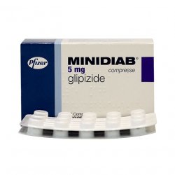 Минидиаб (Глипизид, аналог Мовоглекена) 5мг №30 в Нальчике и области фото